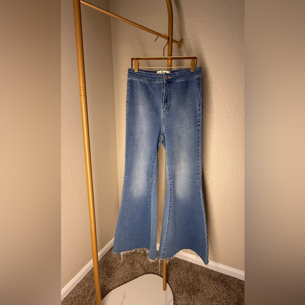 We The Free Light Blue Flare Jeans